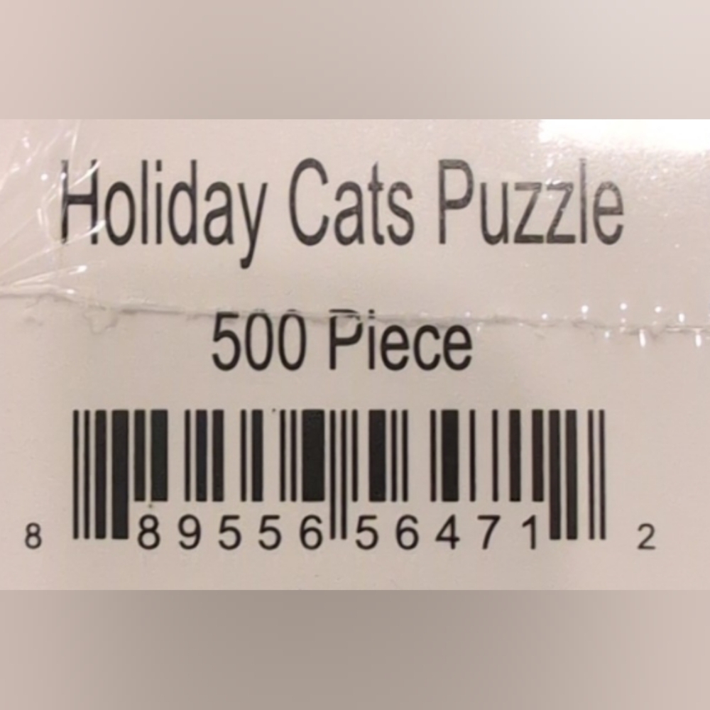 TOMS Holiday Cats Puzzle – 500 Pieces - Picture 4 of 4